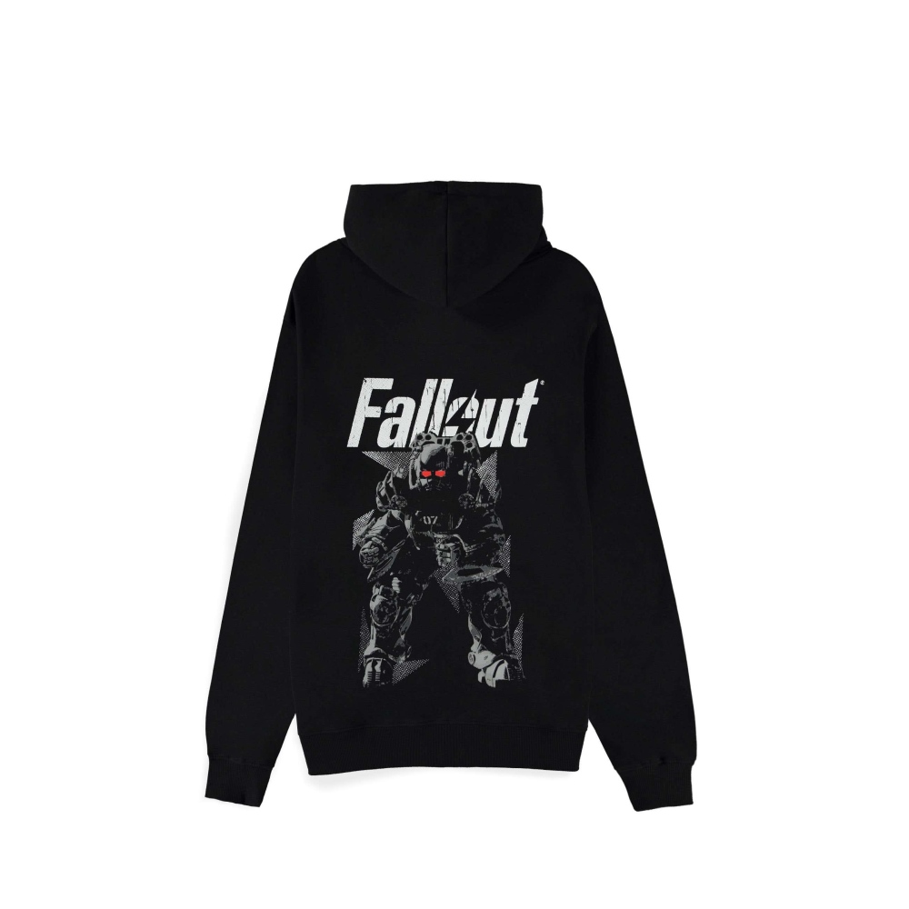 Fallout TV Series - T51 Power Armor Kapuzenpullover mit Reißverschluss - Schwarz
